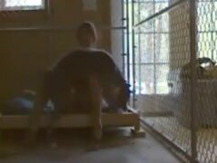 I went to a kennel to adopt a dog and took the opportunity to fuck him